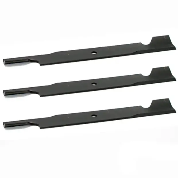 105-7718-03 (Set Of 3) Oem 20-1/2" Toro Notched Hi-Lift Mower Blade 1