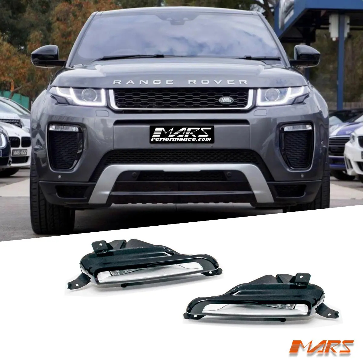 One Pair Of Fog Lights For Land Rover Range Rover Evoque L538 2015-2018 Dynamic Front Bumper Bar Bodykit 1