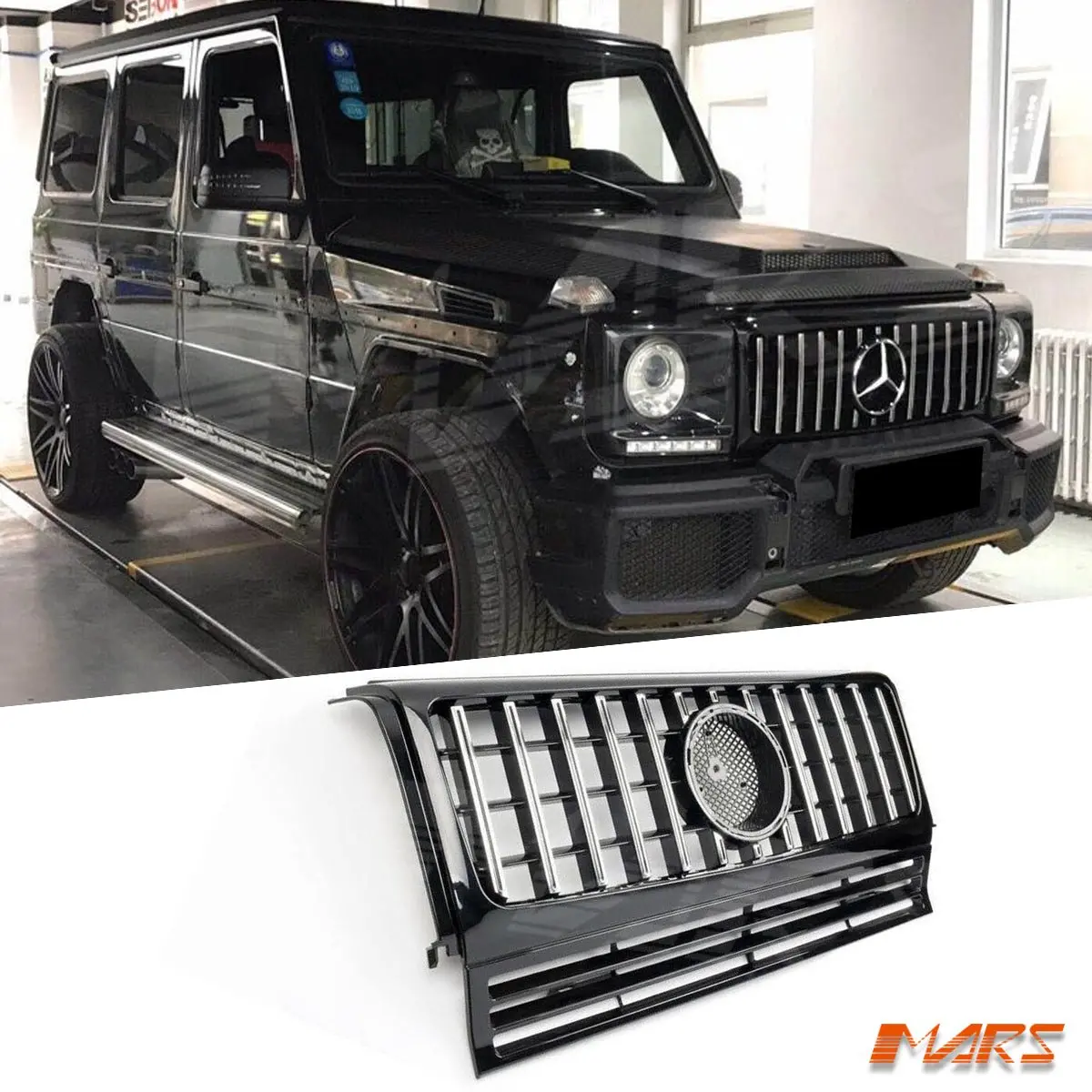 Panamericana Front Bumper Bar Radiator Grille Grill Bodykit For Mercedes-Benz G-Class W463 & G63 G55 Amg 1990-2018 1