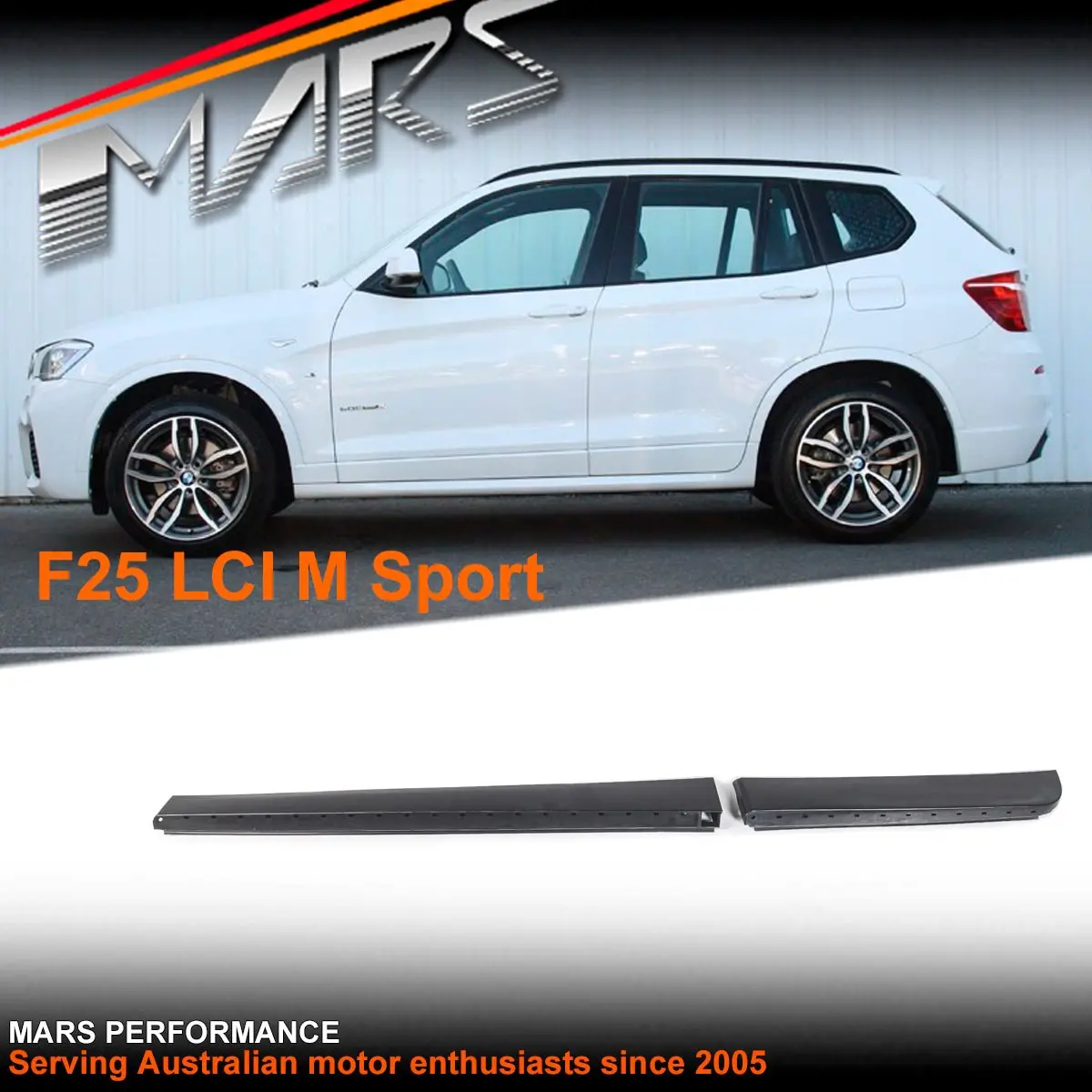 Passenger (Left) Side Lower Door Moulding Trim Garnish Bodykits For Bmw X3 F25 M Sport & X4 F26 2010-2018 1