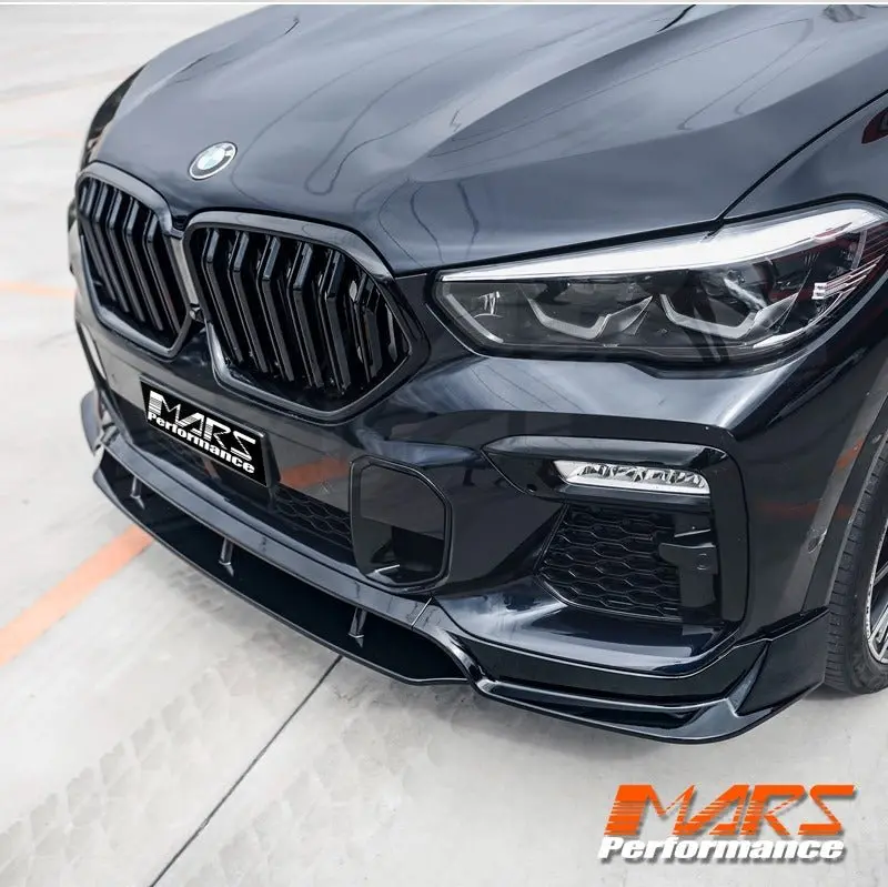 Performance Aero Dynamic Lower Front Bumper Bar Splitters Lip Spoiler Bodykit For Bmw G06 X6 Pre Lci M Sport 2019-2023 1