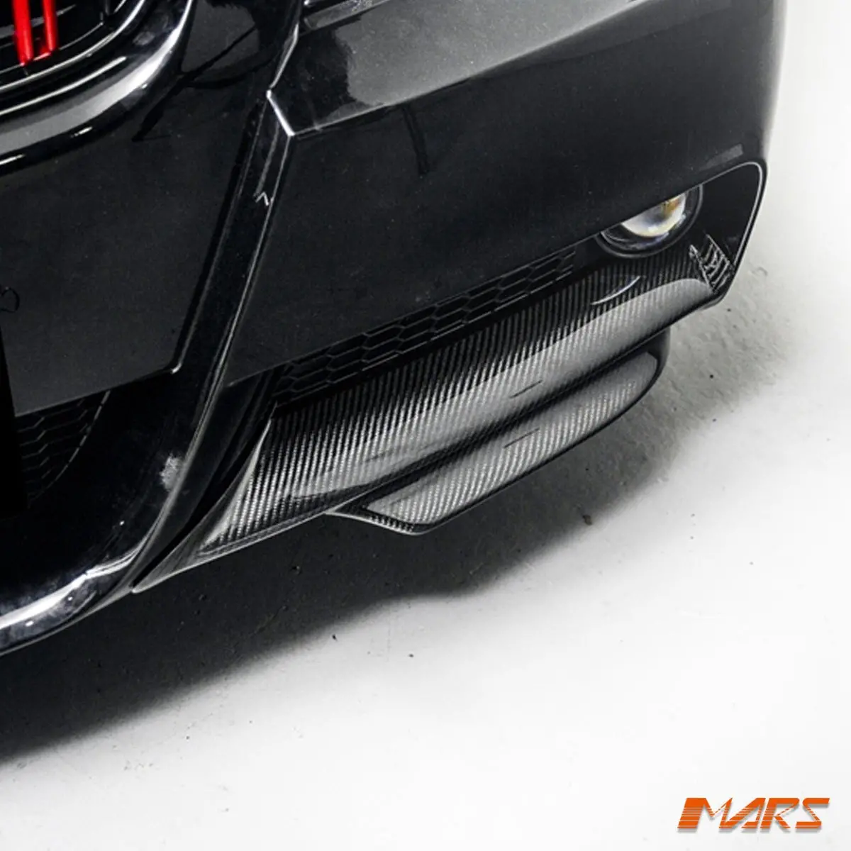 Performance Carbon Fibre Front Bumper Splitter Lips Spoiler Bodykit For Bmw 3-Series E90 E91 M Tech Sport 2005-2008 1
