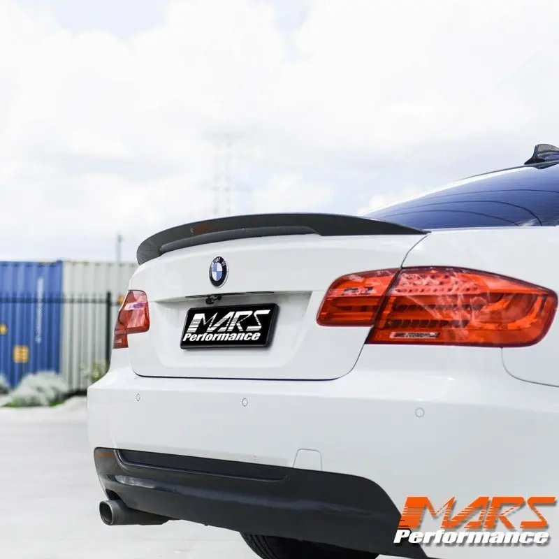 Performance Carbon Fibre Rear Trunk Lip Spoiler Bodykit For Bmw 3-Series E92 Coupe & M3 2006-2013 1