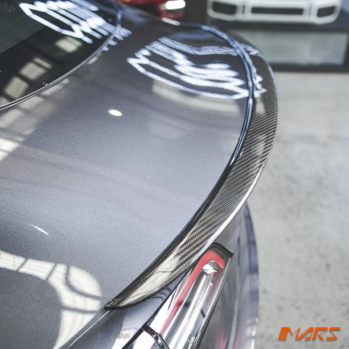 Performance Dry Carbon Fibre Rear Trunk Boot Lip Spoiler Wing Bodykit For Tesla Model 3 2019-2025 1