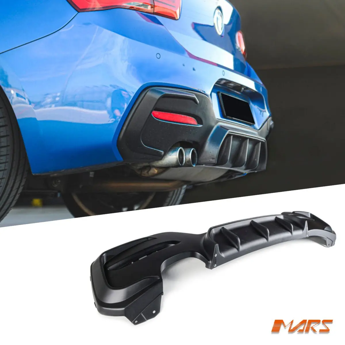 Performance Style Rear Bumper Bar Diffuser Bodykit For Bmw 1-Series F20 Lci 2015-2019 M Sport 118I 118D 120I 125I 1