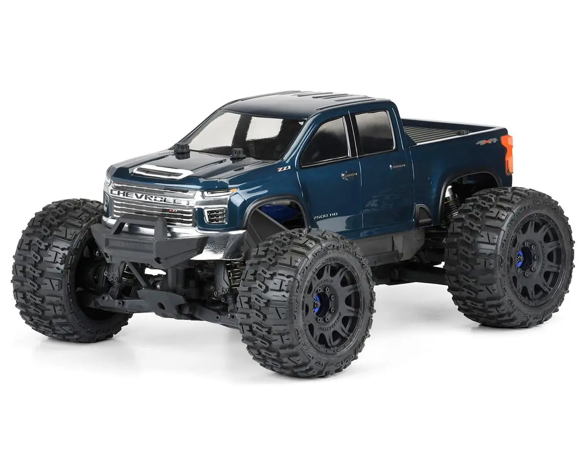 Pro-Line 3582-00 2021 Chevy Silverado 2500 Hd Monster Truck Body (Clear) (X-Maxx) 1