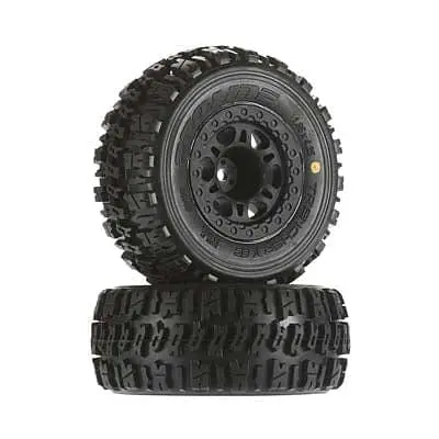Proline 1190-21 Trencher X Sc 2.2 /3.0 M2 Tires Mntd Fr Whls 1