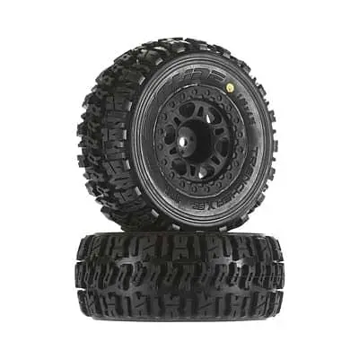 Proline  1190-22 Trencher X Sc 2.2 /3.0 Tire Mntd Blk Whls Re 1