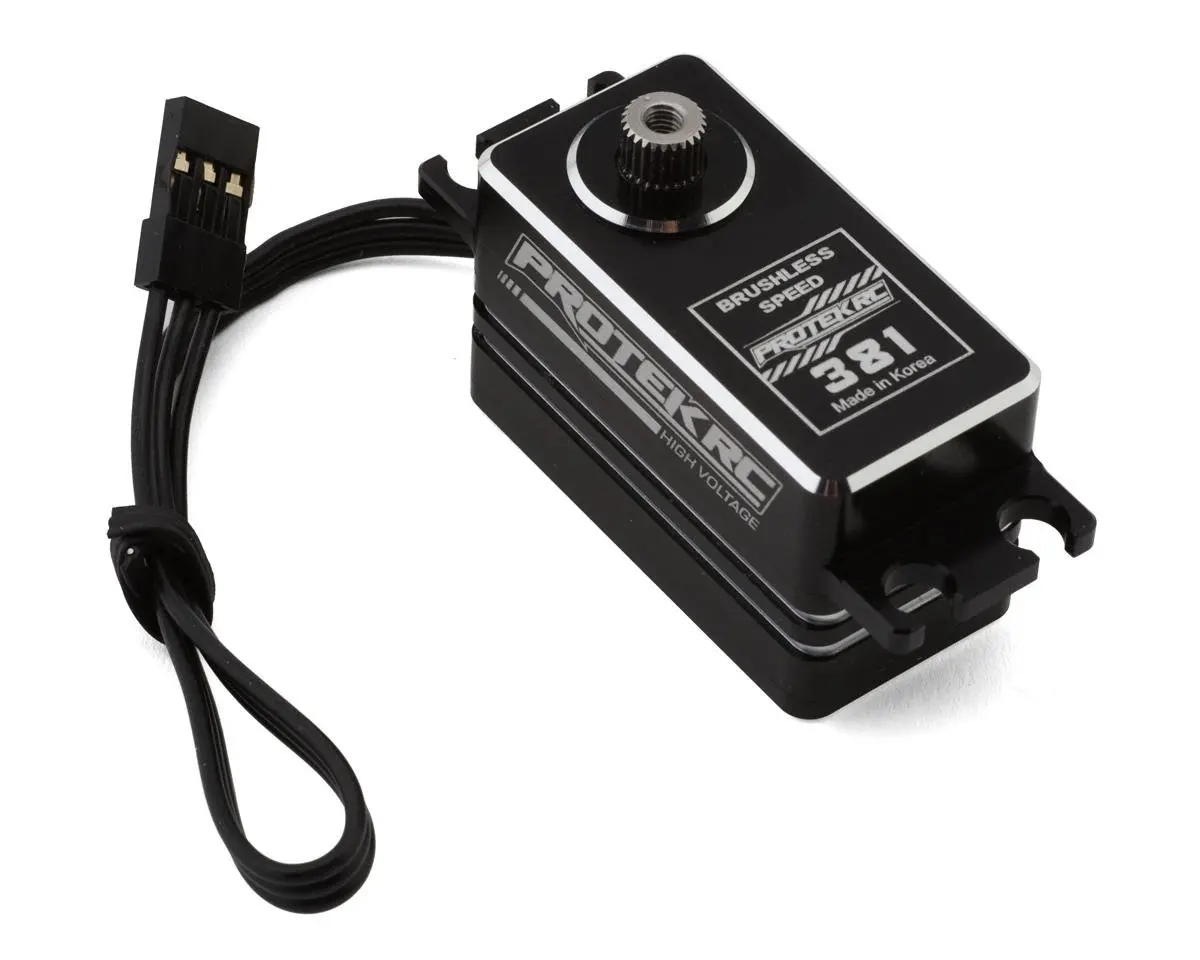 Protek Rc 381 Ultra Low Profile High Speed Brushless Servo (High Volt / Metal Case) 1