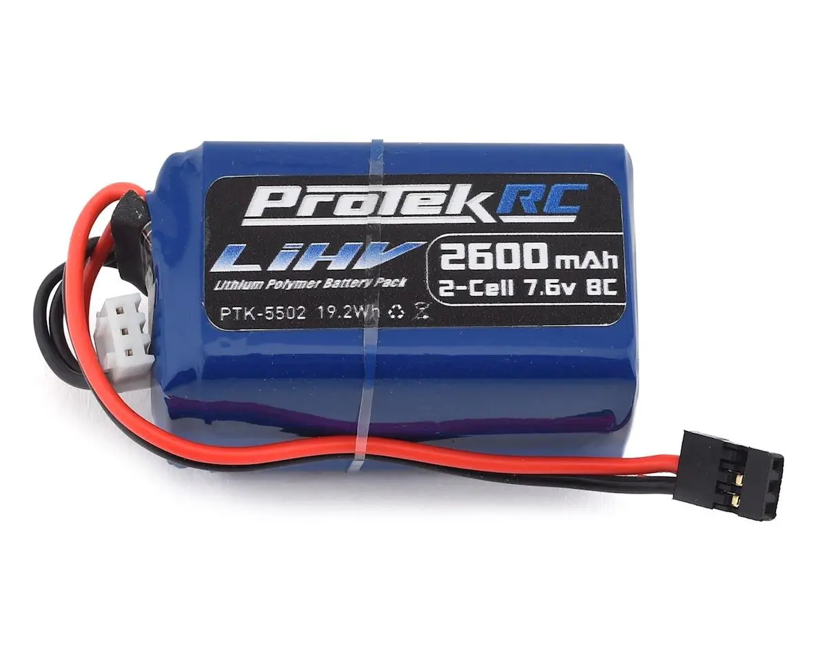 Protek Rc Ptk-5502 Hv Lipo Hump/Short Receiver Battery Pack (Kyosho/Tekno) (7.6V/2600Mah) (W/Balancer Plug) 1