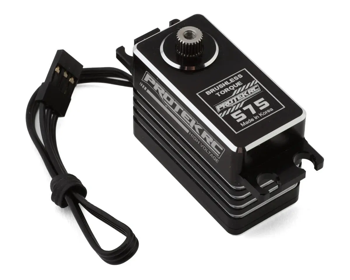 Protek Rc Ptk-575 Low Profile High Torque Brushless Servo (High Volt / Metal Case) (25T) 1