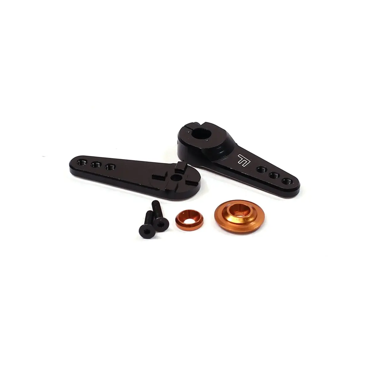 Rce10220f   Aluminum Large 4-In-1 Clamping Servo Arm, 25 Toot 1