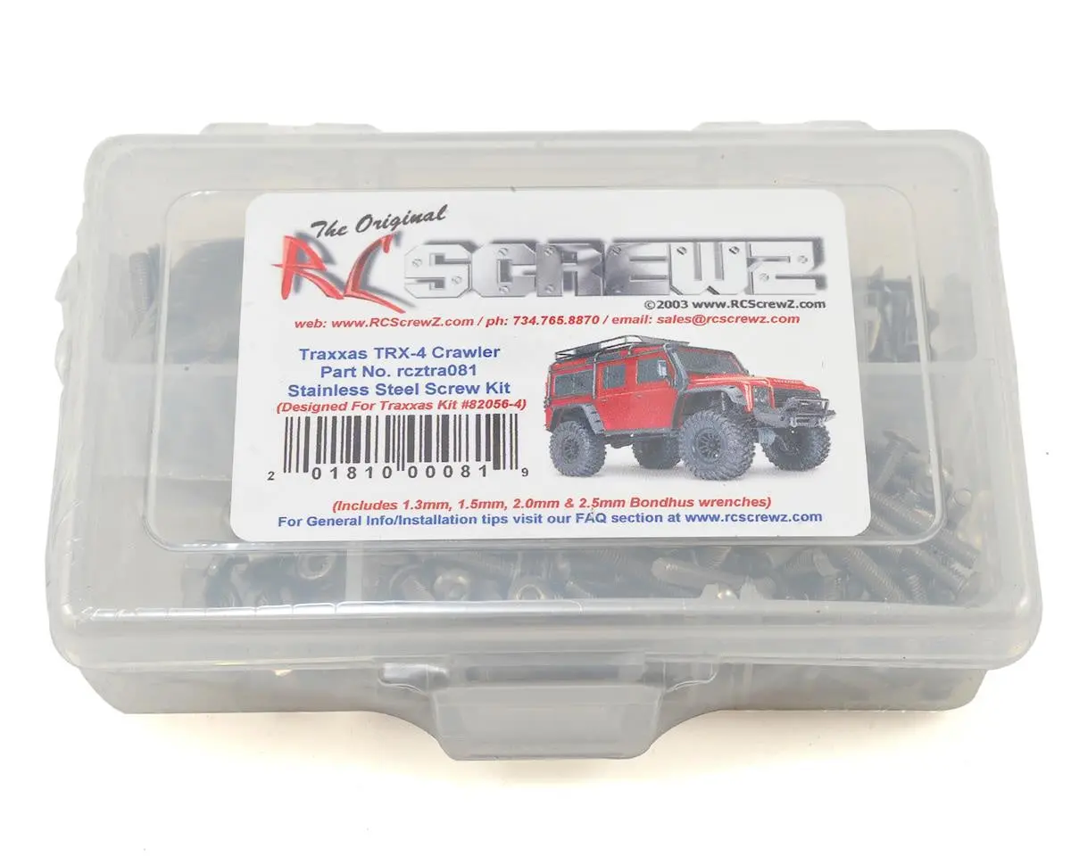 Rc Screwz Rcztra081 Traxxas Trx-4 Stainless Steel Screw Kit 1