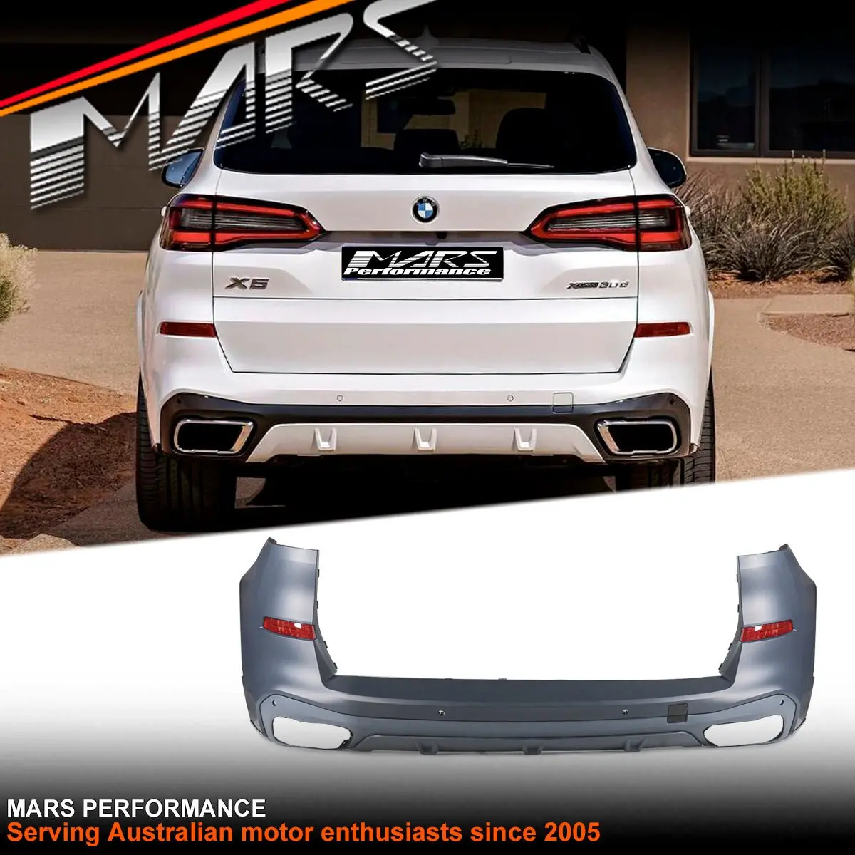 Rear Bumper Bar Bodykit For Bmw G05 X5 M Sport 2018-2025 1