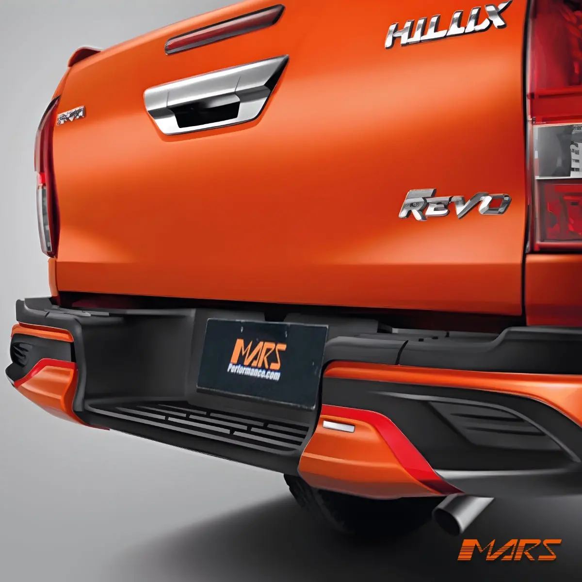 Rear Bumper Bar Corner Guard Cladding Cover Bodykit For Toyota Hilux Revo Rocco & Trd 2015-2019 1