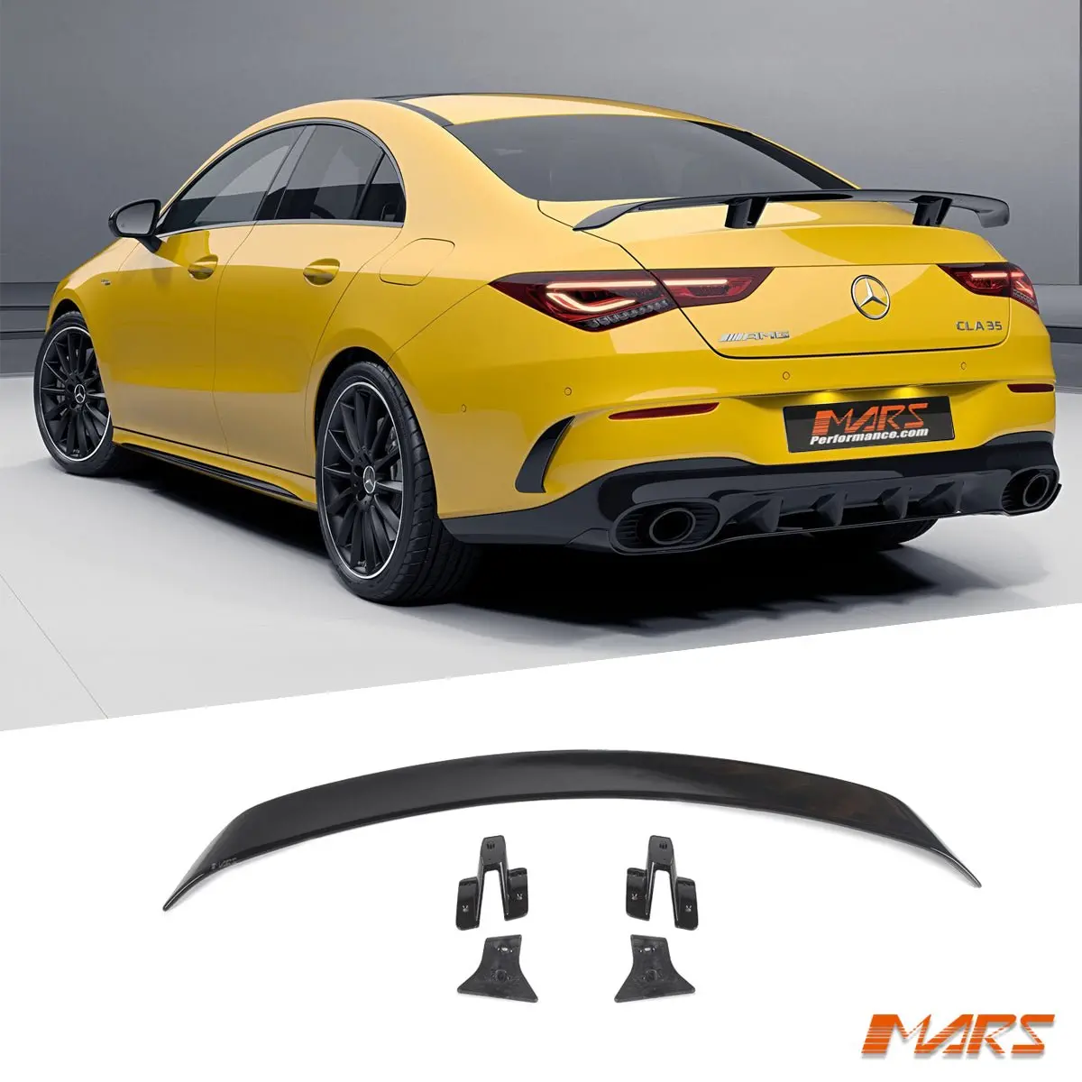 Rear Trunk Boot Gt Spoiler Wing Aero Bodykits For Mercedes-Benz Cla-Class C118 & Cla35 Cla45 Amg 2018-2025 1