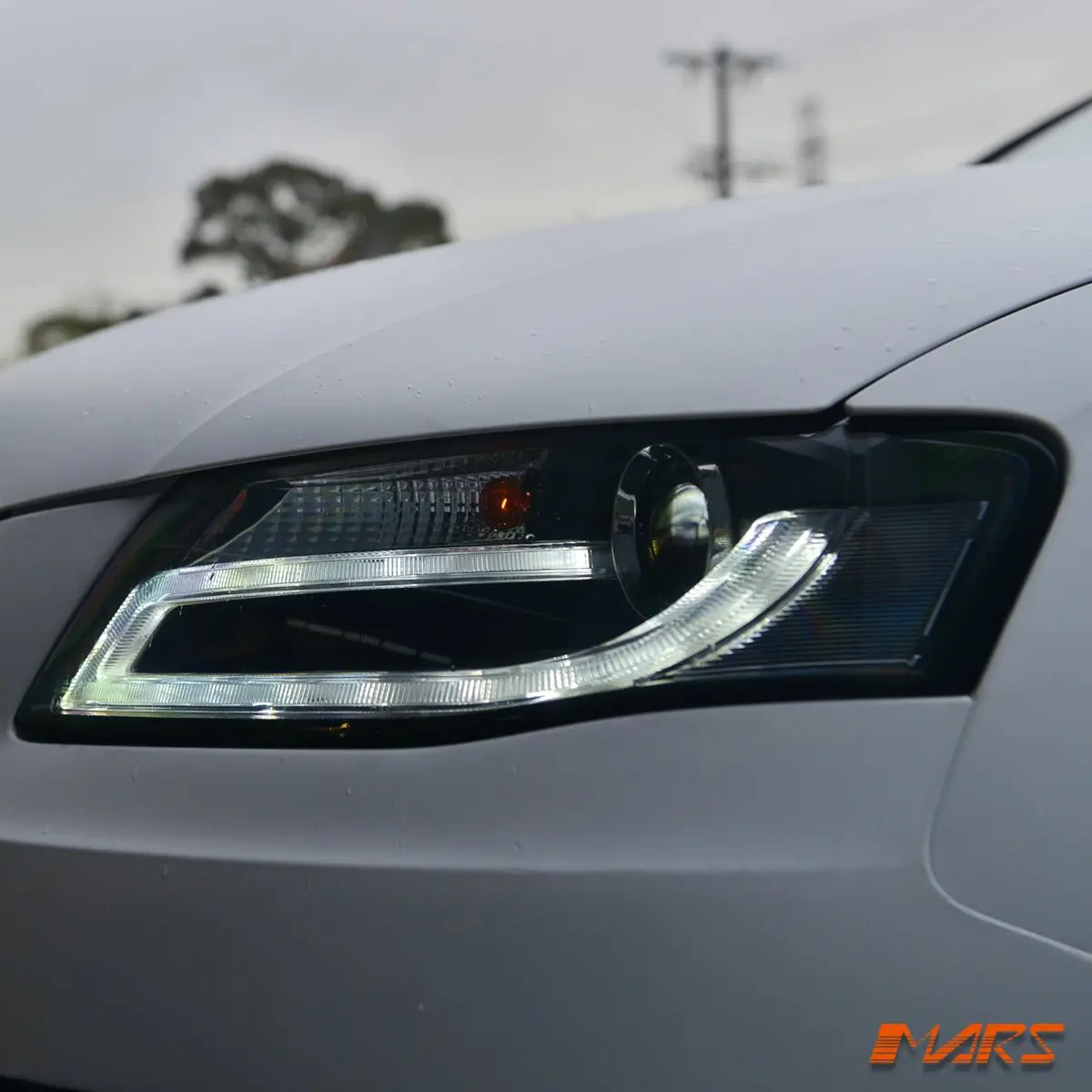 (Replace Stock Halogen Model) Real Drl Dual Beam Projector Head Lights For Audi A4 S4 B8 2009-2012 1