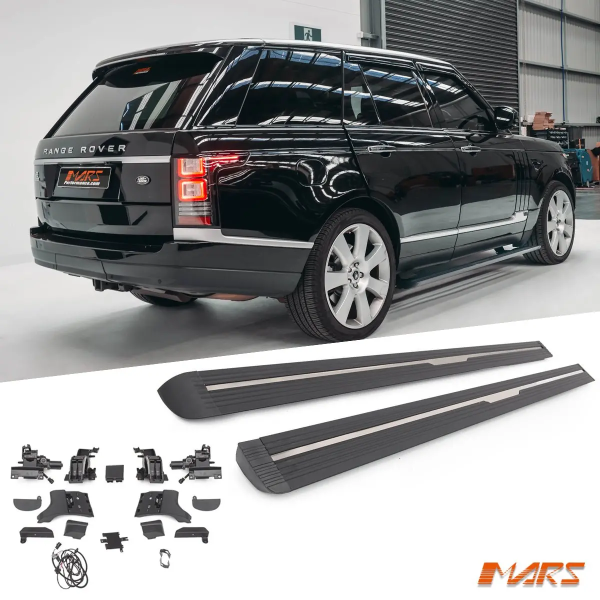 Retractable Electric Foot Rest Running Boards Side Step Bar Bodykit For Land Rover Range Rover L405 2013-2021 & Range Rover Sport L494 2013-2022 1