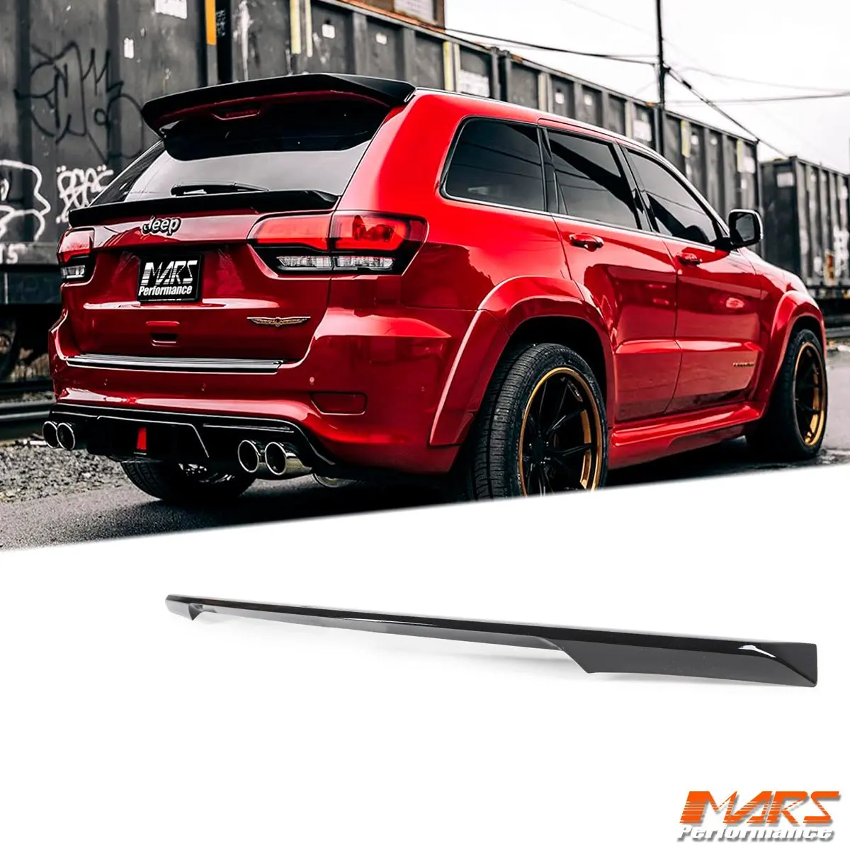 Rocket Performance Rear Trunk Lip Spoiler Bodykit For Jeep Grand Cherokee Wk 2014-2021 1