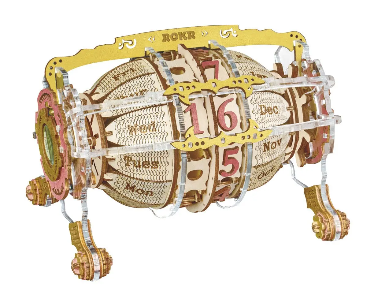 Roelc801  Time Art; Time Engine Calendar Wooden Puzzle 1