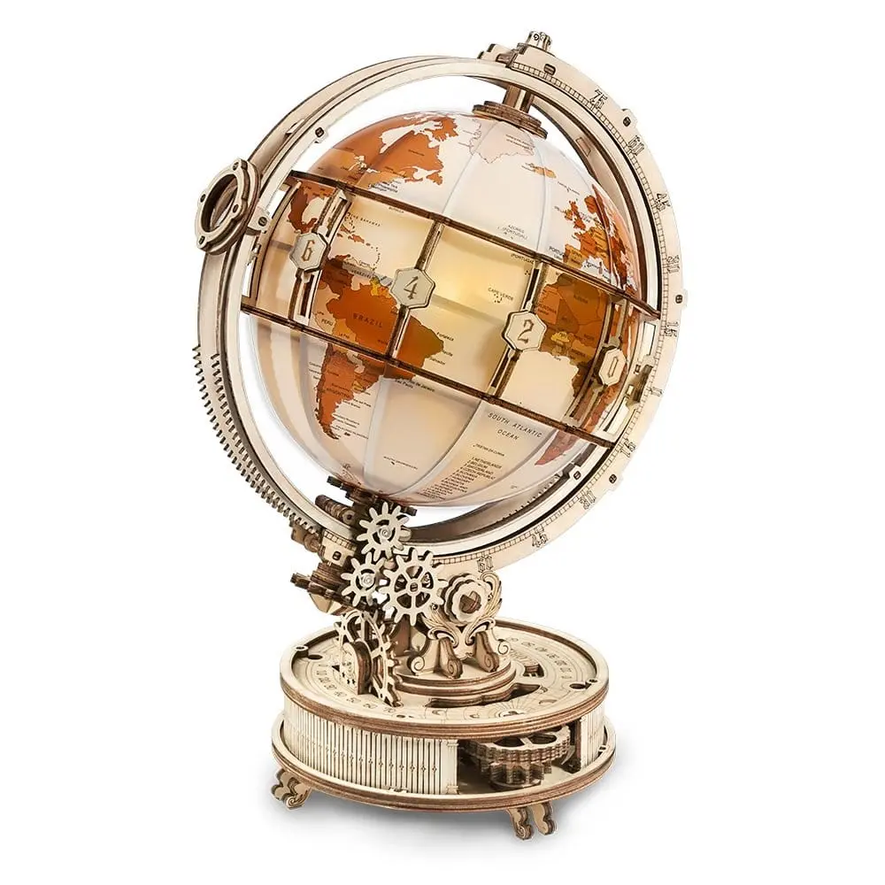 Roest003 Classic 3D Wood Puzzles; Luminous Globe 1