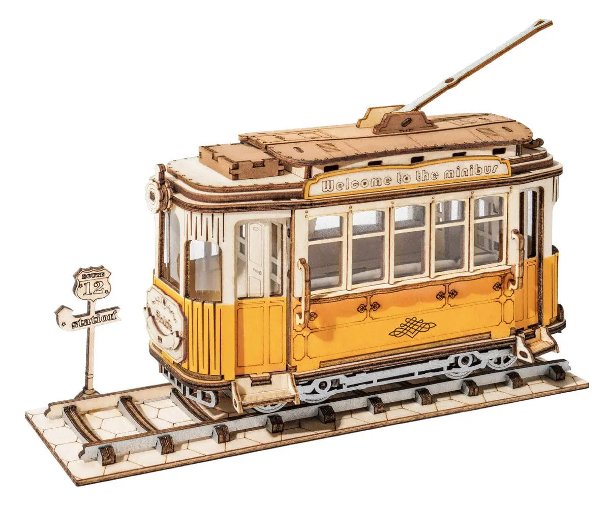Roetg505  Classic 3D Wood Puzzles; Tramcar 1