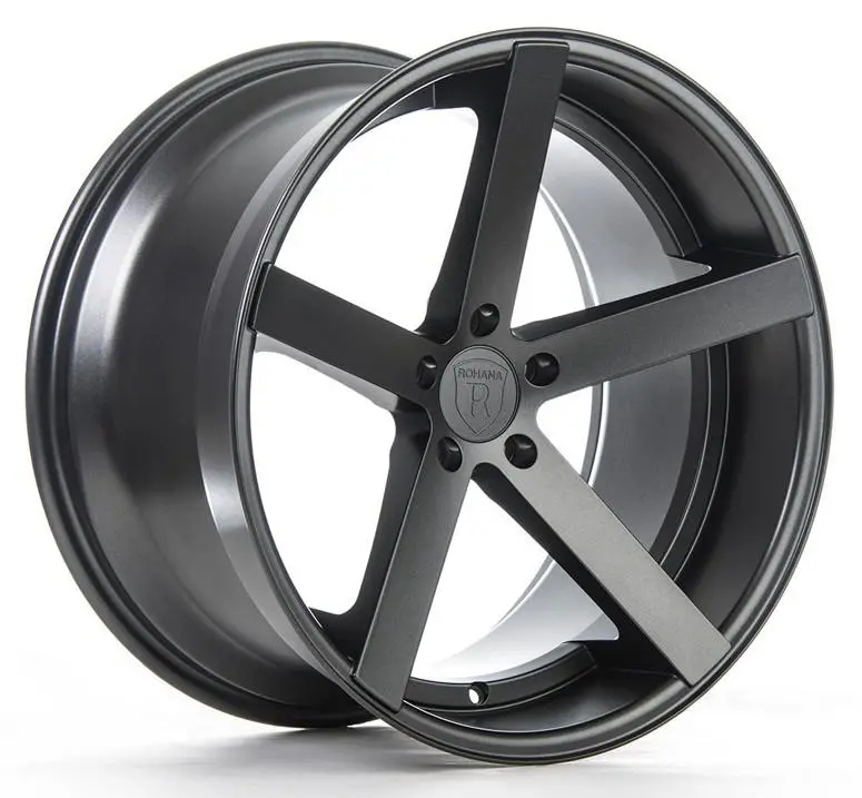 20" Rohana Rc22 Wheels Matte Graphite 1
