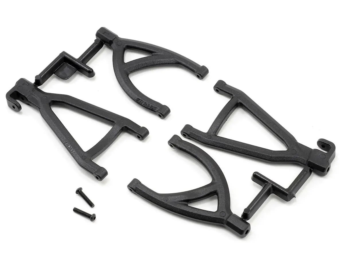 Rpm 80602 Rear Upper & Lower A-Arms (1/16 E-Revo) (Black) 1