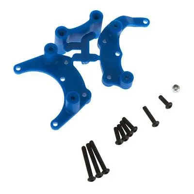 Rpm 80905 Rear Bumper Mount Blue Slash 1