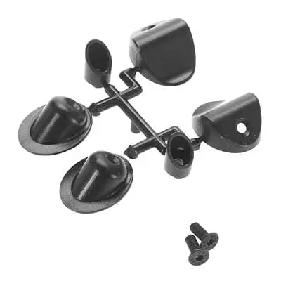 Rpm 70292 Through-The-Body Mock Side Exhaust Tips Black 1