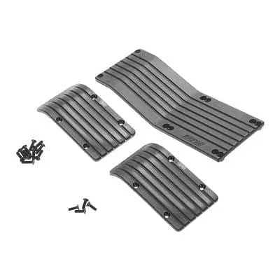 Rpm 80772 Skid Plate Set T-Maxx/E-Maxx Black (3) 1