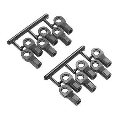 Rpm 80472 Rod Ends Short Black Tra 1