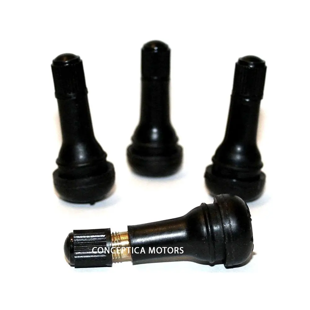 Tire Valve Stem Short Rubber Car Snap-In Tire Valve Tr413 1
