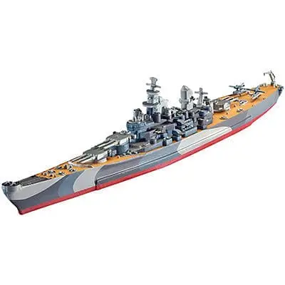 Revell 05128 1/1200 Battleship Uss Missouri Wwii 1