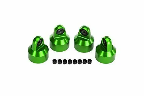 Traxxas 8964G Shock Caps, Aluminum (Green-Anodized), Gt-MaxxãÂ® Shocks (4) 0 1