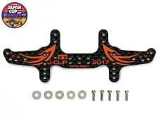 Tamiya 95105 Jr Multi Roller Setting Stay - Hg Rr Carbon(1.5Mm)J-Cup 2017 1