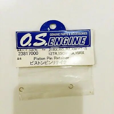O.S. Engine 23817000 Piston Pin Retainer Rx/Rz/Xm  Osmg7476 1