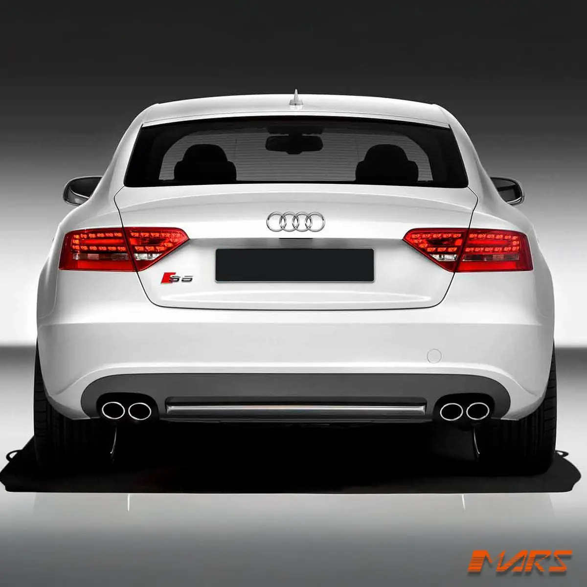 S5 Style Rear Bumper Bar Diffuser Bodykit With Twin Exhaust Outlet For Audi A5 8T 4 Doors Sedan 2013-2016 2