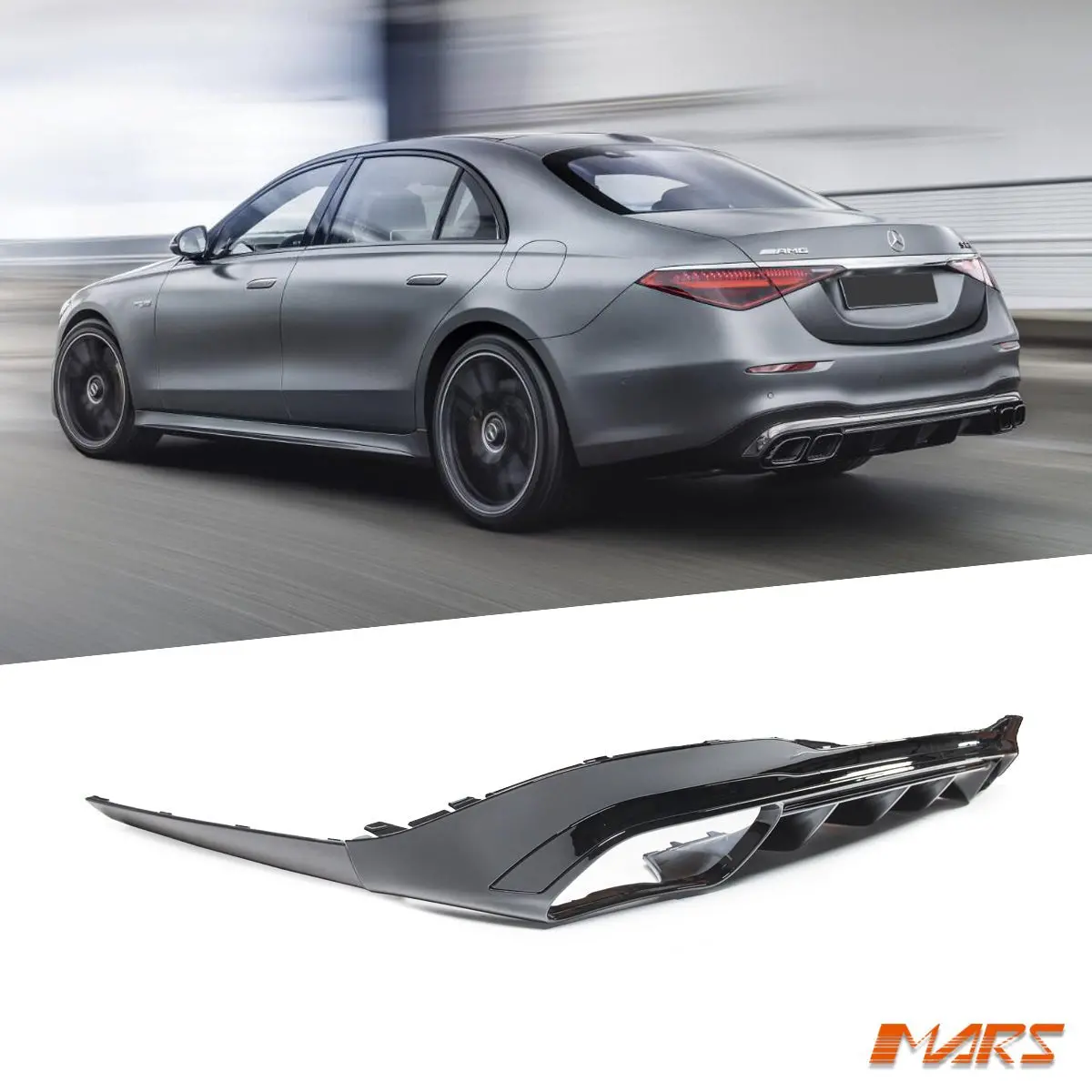 S63 Amg Style Rear Bumper Bar Diffuser Bodykit For Mercedes-Benz W223 S-Class 2021-2024 1