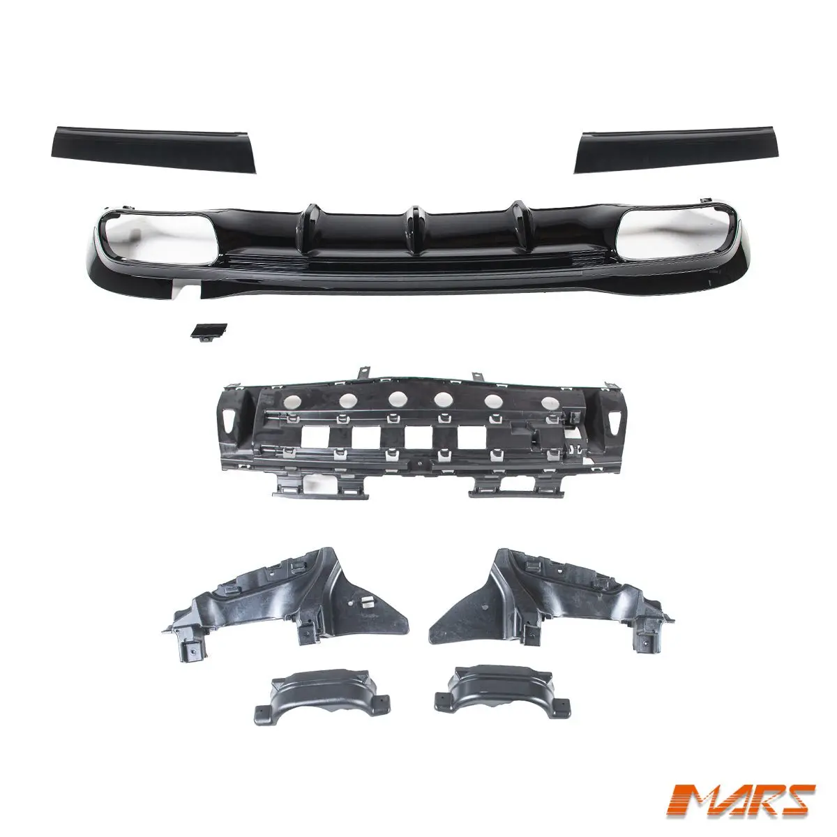 S63 Amg Style Rear Bumper Bar Diffuser Bodykit For Mercedes-Benz W223 S-Class 2021-2024 2