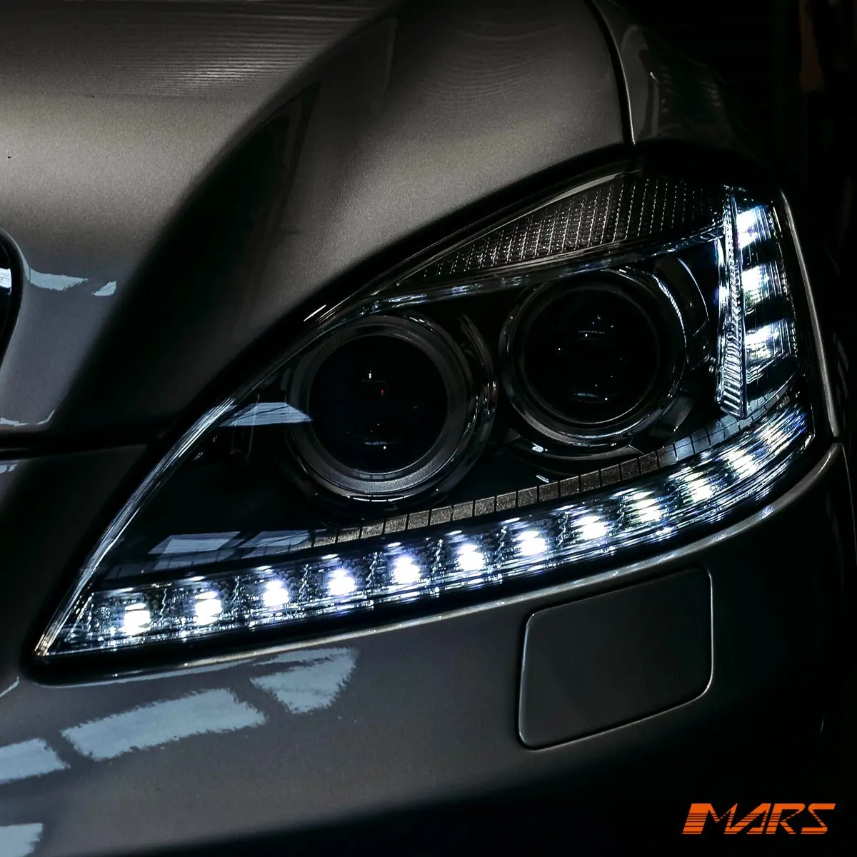 S63 Amg Update Style Drl Led Projector Head Lights With Led Indicators For Mercedes-Benz S-Class W221 2006-2009 1