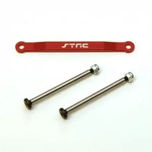 St2532xr Cnc Aluminum Front Hingepin Brace Kit (Red) 1