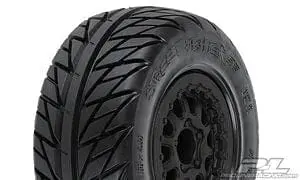 Proline 116717 Street Fighter Sc 2.2/3.0 Tire Mounted On Black Wheels 1