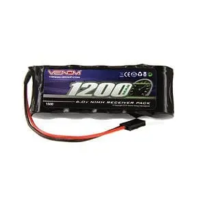 Venom 1500  6V 1200Mah Nimh Flat Receiver Battery 1