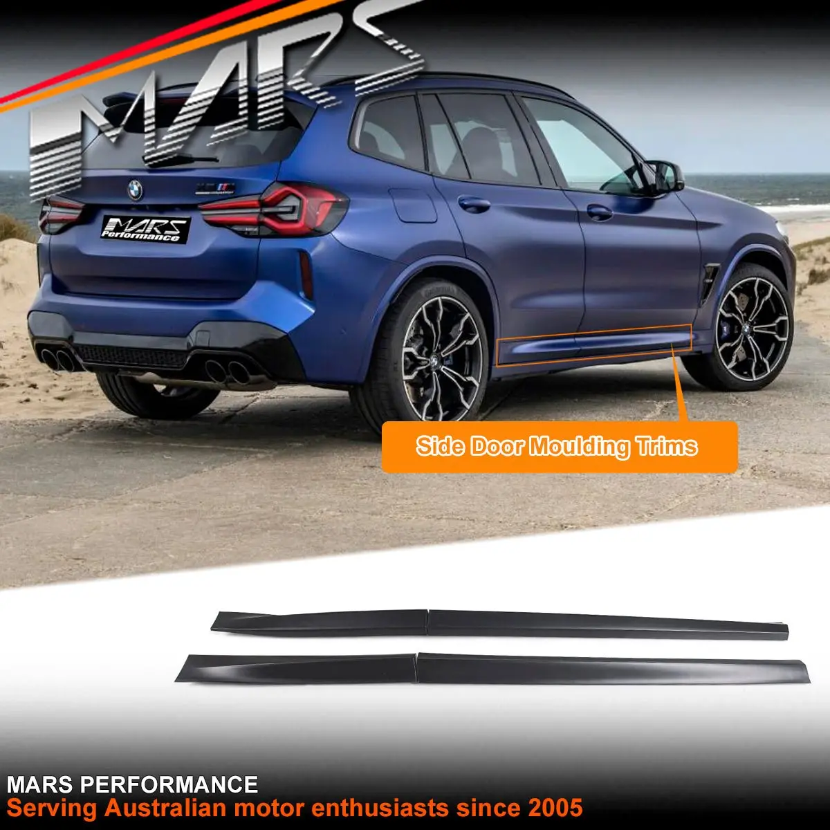 Side Door Mould Garnish Trim Bodykit For Bmw X3 G01 M Sport X3m F97 & X4 G02 X4m F98 2018-2024 1