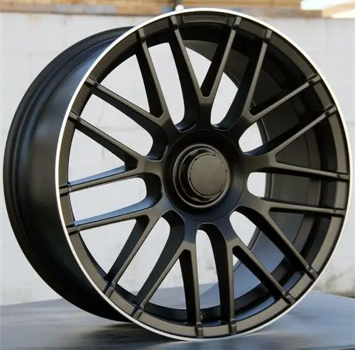 Mercedes Benz Wheels V5318 18X8 5X112 Matte Black Machined Fit A Class B Class C Class 180 200 220 300 400 1