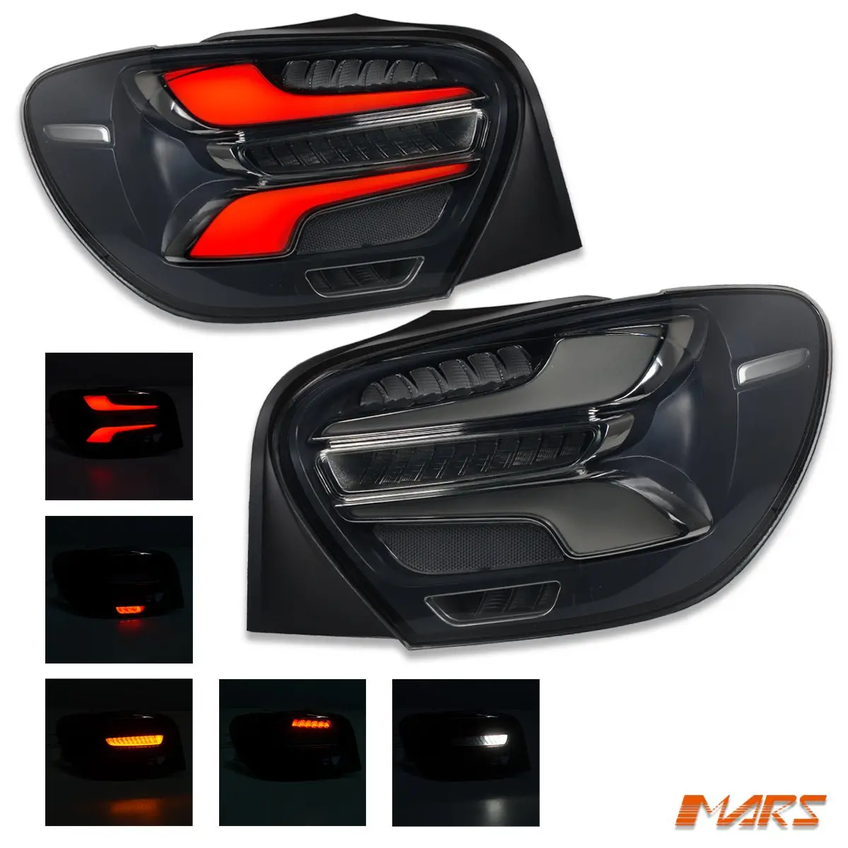 Smoked Amg A45 Update Style Full Led Tail Lights For Mercedes-Benz W176 A-Class (2012-2018) 1
