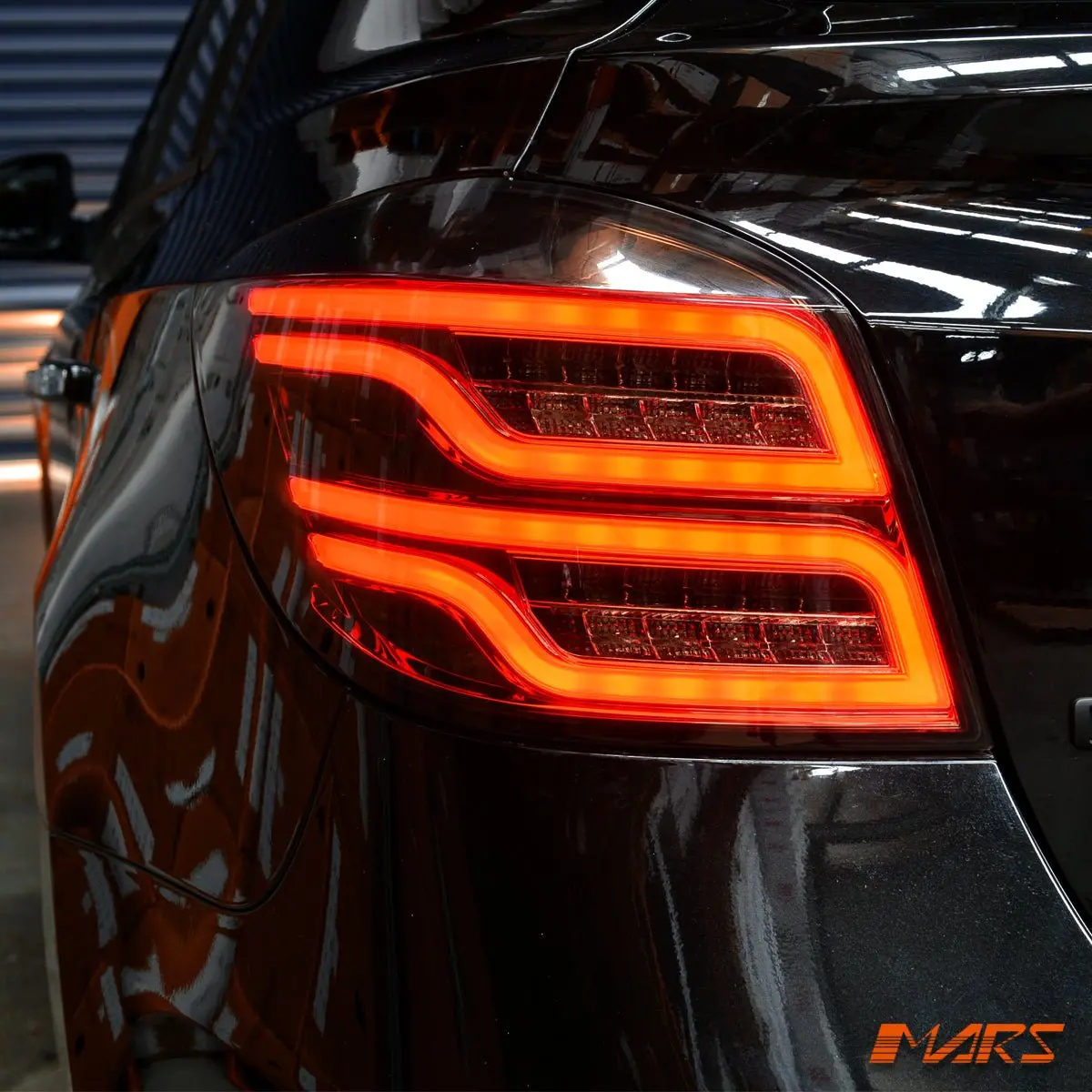 Smoked Black 3D Stripe & Full Led Tail Lights For Holden Cruze Hatch 2011-2016 1