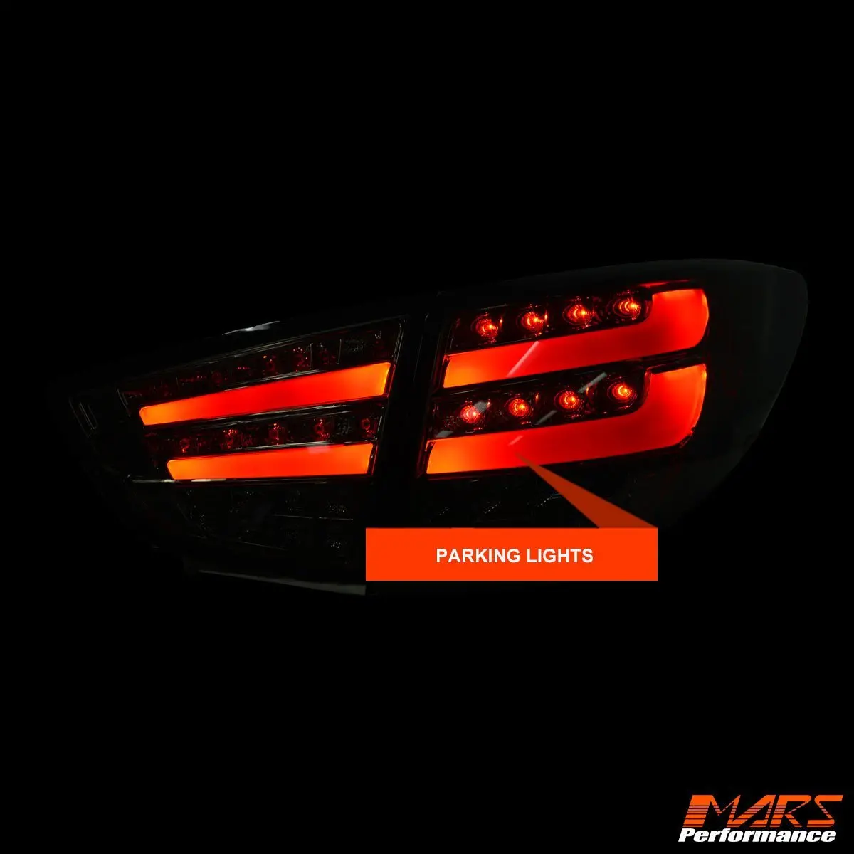 Smoked Black Full Led Tail Lights For Hyundai Ix35 Tucson 2009-2015 2