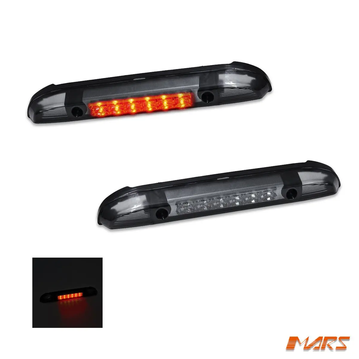 Smoked Black Led High Mount Brake Third Tail Lights For Nissan Navara D22 Ute 2003-2014 1